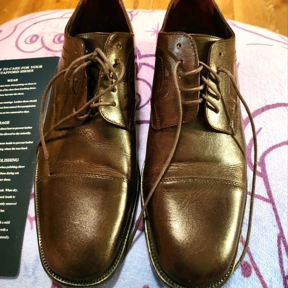 Stafford | Shoes | Stafford Byron Lace Up Dress Shoes Brown  display picture 3